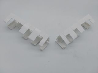 Soporte de pared para toma múltiple - Blanco