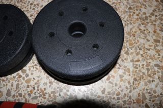 Mancuernas ajustables 30kg + alargador