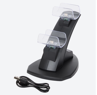 Cargador Dual Mando PS5 BattleTron Juguete Navidad