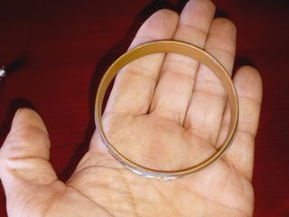 Pulseira rigida em latão