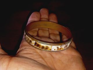 Pulseira rigida em latão