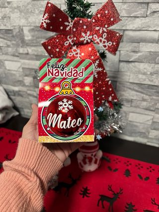 Bolita personalizada Feliz Navidad