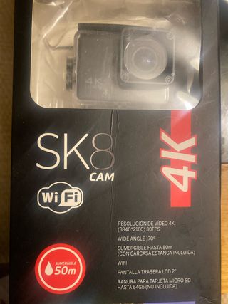 Cámara SK8 4K WiFi Sumergible 50m