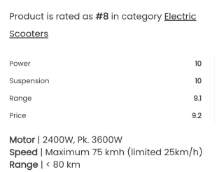 Patinete Eléctrico Negro