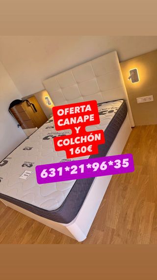Canapé y Colchón Oferta