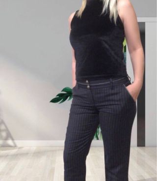 Pantalones Massimo Dutti de paño