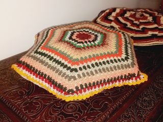 2 Almofadas Decorativas frente em renda artesanal