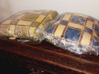 2 Almofadas Decorativas Quadradas