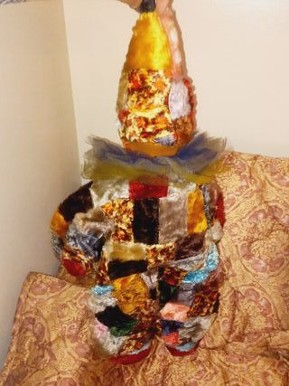 Boneco Palhaço Decorativo Vintage Anos 80