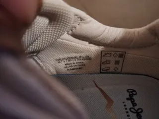 Zapatillas Pepe Jeans Beige y Dorado