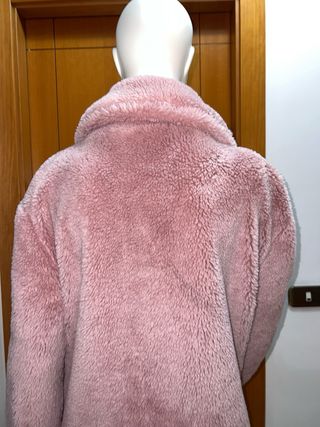 Cappotto Teddy Rosa Taglia M
