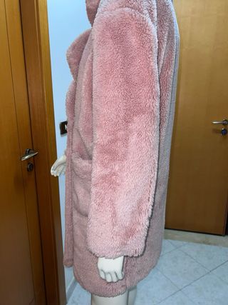 Cappotto Teddy Rosa Taglia M
