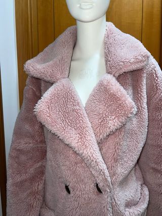 Cappotto Teddy Rosa Taglia M