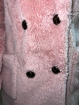 Cappotto Teddy Rosa Taglia M