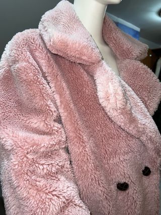 Cappotto Teddy Rosa Taglia M
