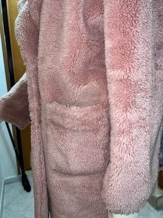 Cappotto Teddy Rosa Taglia M