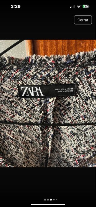 Abrigo Zara multicolor