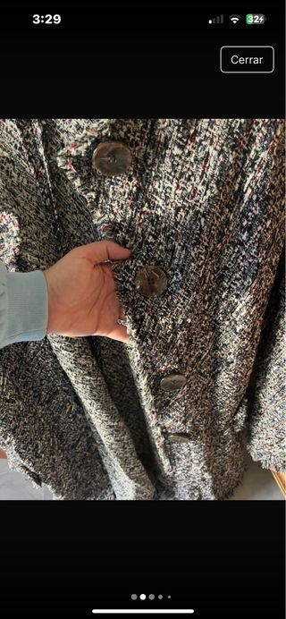 Abrigo Zara multicolor