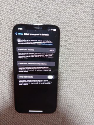 iPhone 12 Pro 128GB Plata Batería 86%