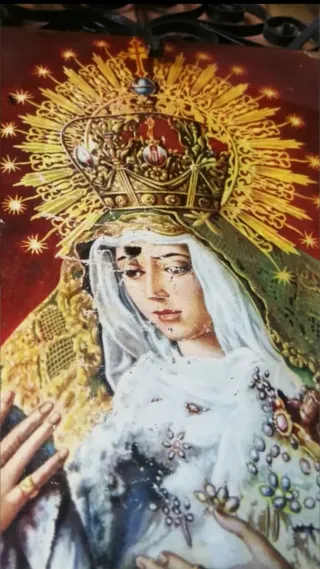 ALTAR o CAPILLA Virgen Dolorosa MACARENA (forja)