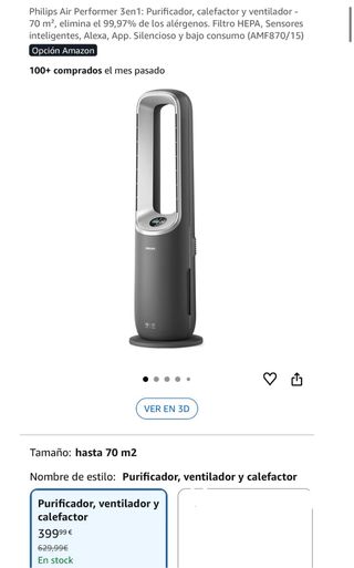 Philips Air Performer 3 en 1 AMF870