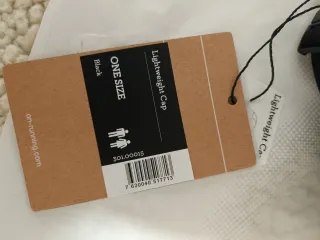 Gorra On Running Negra Nueva