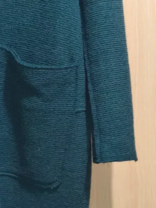 Abrigo Zara Verde Talla M