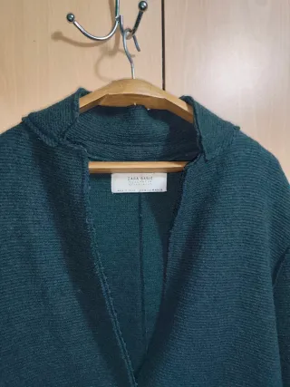 Abrigo Zara Verde Talla M