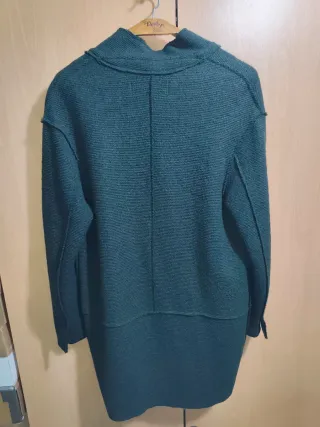 Abrigo Zara Verde Talla M