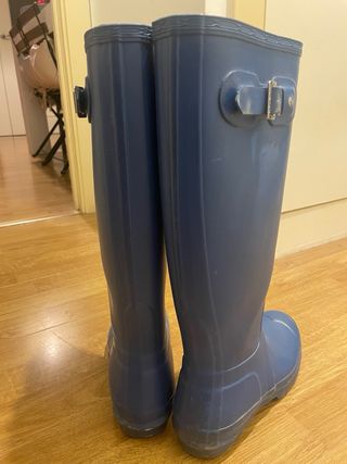 Botas de agua Hunter azul mate