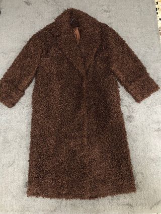 Pelliccia donna ASOS marrone taglia 34