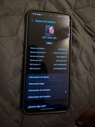 Samsung Galaxy S21 Ultra 256GB Nero