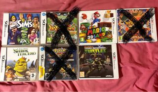 Lote de juegos 3ds y nintendo Ds