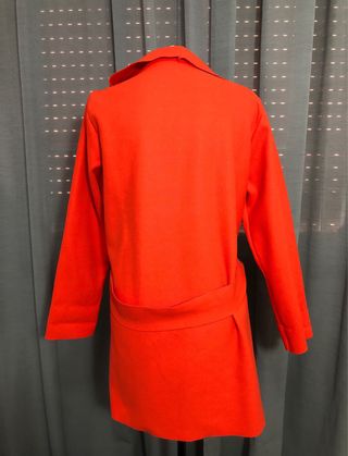 Giacca rossa taglia unica biondo cenere