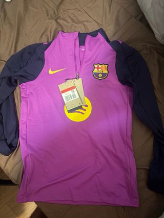 Sudadera FC Barcelona Nike 2025 Morado/Azul