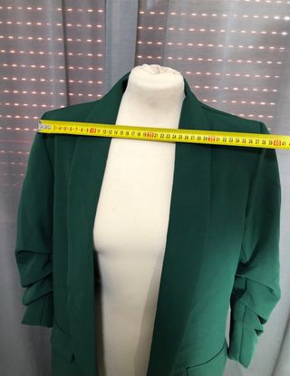 Blazer donna verde taglia unica