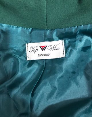 Blazer donna verde taglia unica
