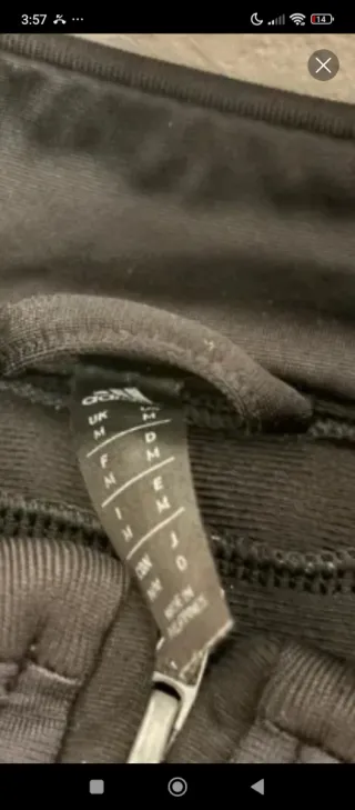 Chándal Real Madrid Adidas Negro y Dorado