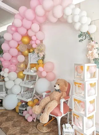 Aro Metálico Dorado 2.5m Diámetro