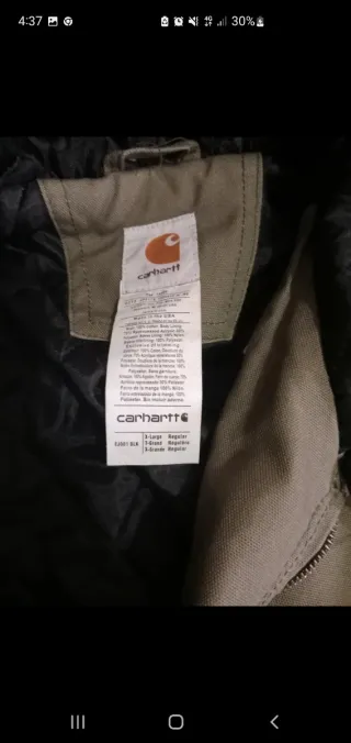 Giubbotto Carhartt Vintage Taglia XL