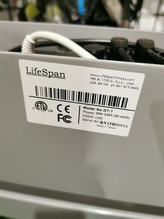 CINTA DE andar LifeSpan TR1200-Base Cinta + Escritorio con Ajuste Manual