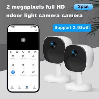 Pack 2 Camara de Vigilancia de Seguridad Wifi