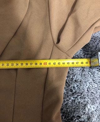 Giacca blazer doppiopetto donna beige