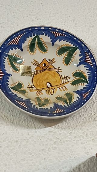 Plato de porcelana decorativo vintage