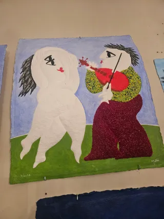 Cuadro y Escultura Ripolles