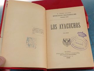 3 Libros ppios s.XX. Benito Pérez Galdós _ Episodios Nacionales.