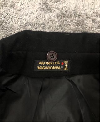 Monella Vagabonda Cappotto Donna Nero Tg 46