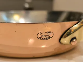 Sartén Cobre Havard Francia- 18cm- Estaño Nuevo