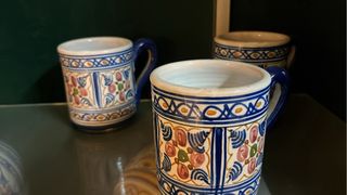 Juego Jarra y Tazas Cerámica Artesana