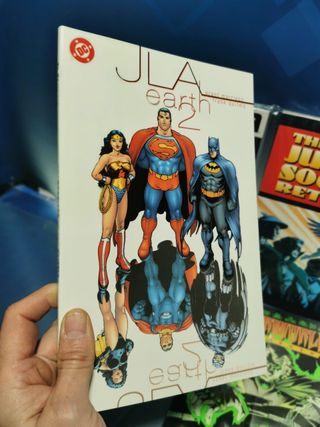 4 TOMOS JLA, JSA Edición USA, DC CÓMICS